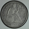1846 Liberty Seated Dollar - Choice AU