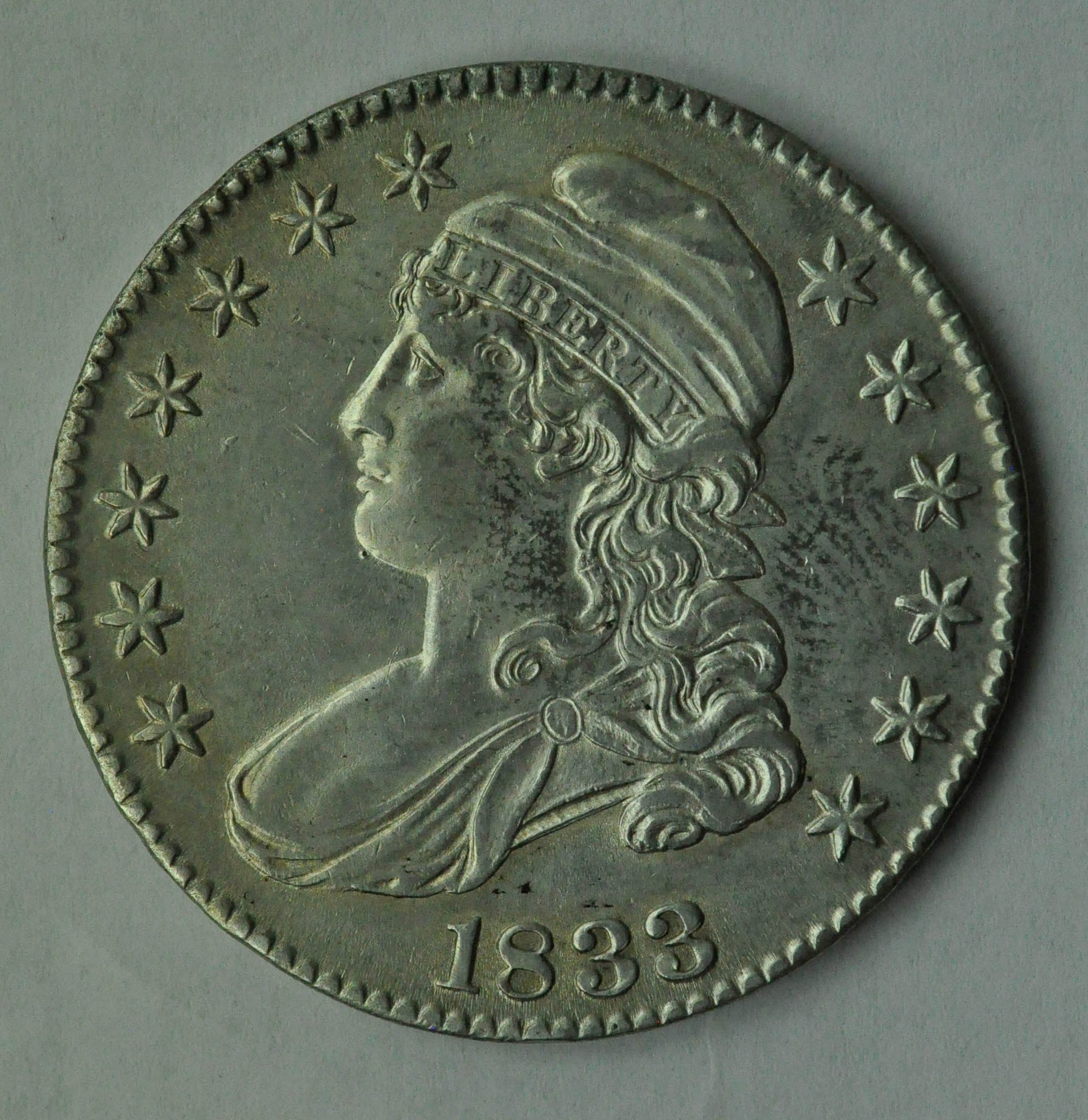 1833 Bust Half Dollar - Choice AU - Garden State Coins