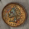 1907 Indian Head Cent Penny RB - Gem Unc From Original Roll - Garden State Coins