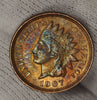 1907 Indian Head Cent Penny RB - Gem Unc From Original Roll - Garden State Coins