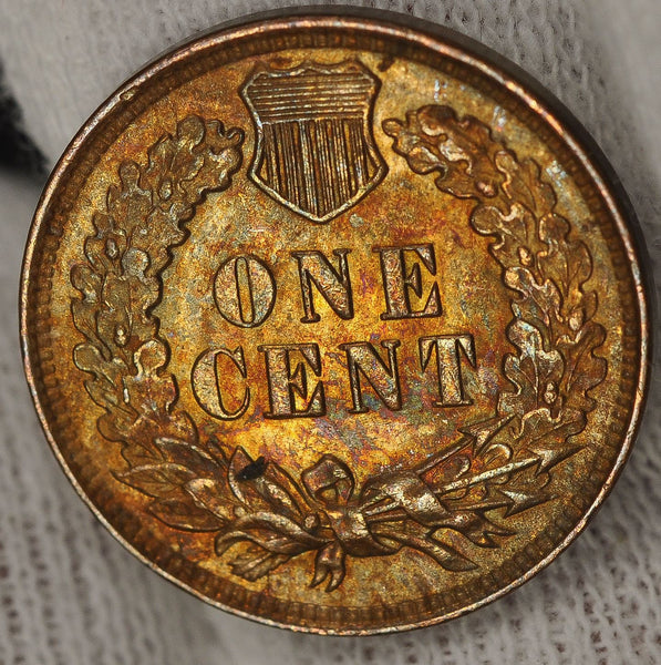 1907 Indian Head Cent Penny RB - Gem Unc From Original Roll - Garden State Coins