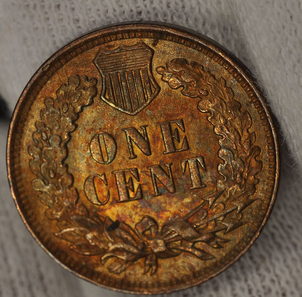 1907 Indian Head Cent Penny RB - Gem Unc From Original Roll - Garden State Coins