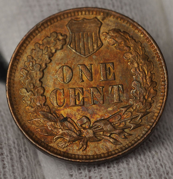 1907 Indian Head Cent Penny RB - Gem Unc From Original Roll - Garden State Coins