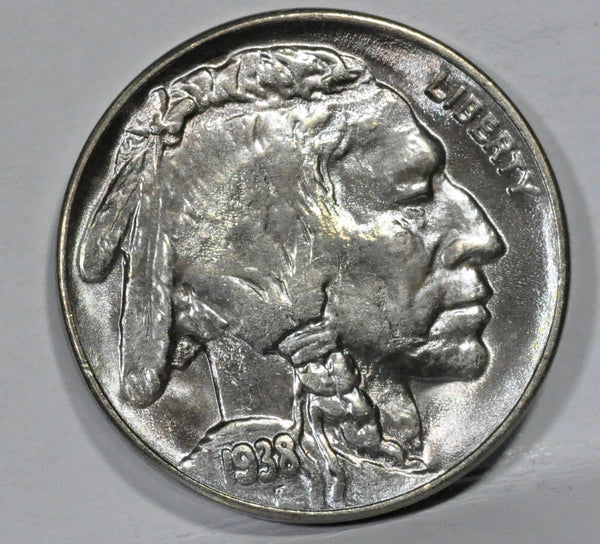 1938-D Buffalo Nickel Gem+ Super Luster - Garden State Coins