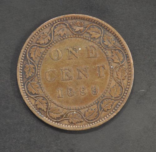 1899 Canada Penny Cent - AU Coin - Garden State Coins