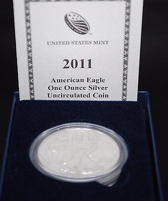 2011-W American Eagle Silver Burnished in Box - Garden State Coins