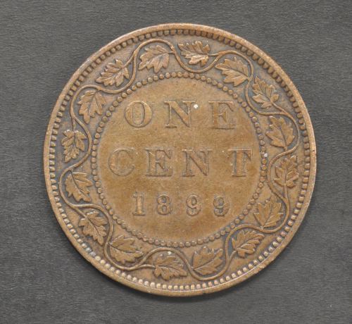 1899 Canada Penny Cent - AU Coin - Garden State Coins