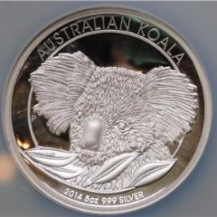 2014 Australia $8 5oz Silver Coin High Relief NGC PF69 First 1500 struck - Garden State Coins