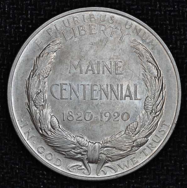 1920 - Maine Commemorative Half Dollar - - Garden State Coins