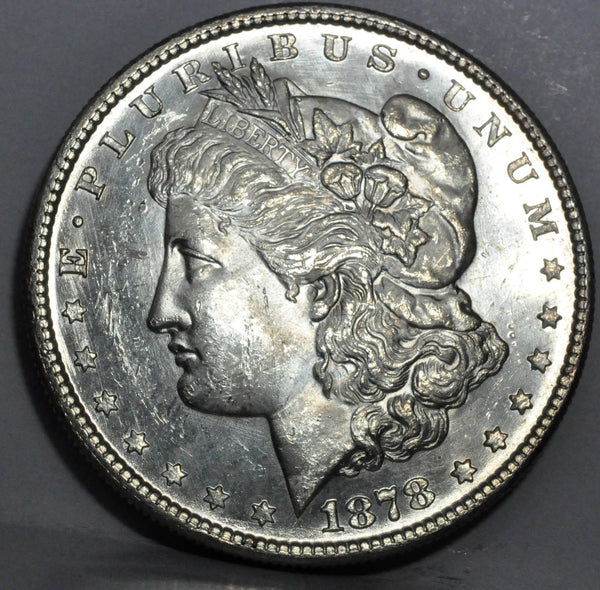 1878 S Morgan Dollar in Very Choice BU semi-PL - Garden State Coins