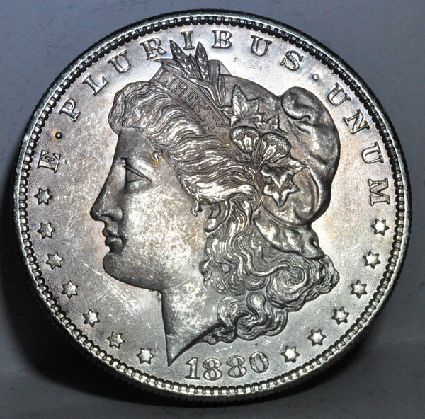 1880 S Morgan Dollar Gem Plus with Lovely Toning - Garden State Coins