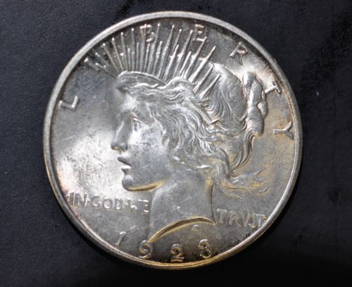 1923 S Silver Peace Dollar - Garden State Coins