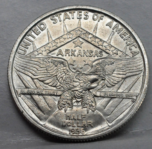 1936 Arkansas Silver Commemorative Half Dollar - Garden State Coins