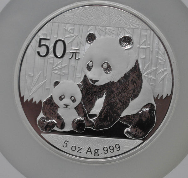 2012 5oz PANDA - PF69 Ultra Cameo NGC - Silver 50Y - Garden State Coins