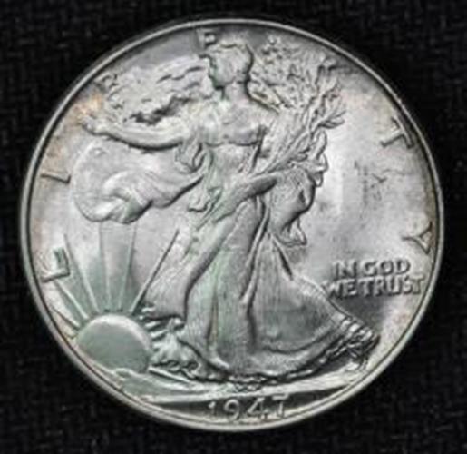 Walking Liberty Half Dollar Lot Collection - Philadelphia Mint (1942,1945,1947)