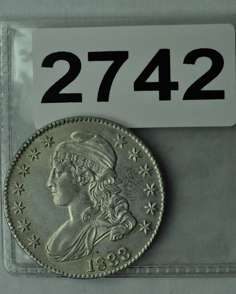 1833 Bust Half Dollar - Choice AU - Garden State Coins