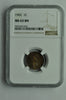 1902 Indian Head Cent - NGC MS63 BN